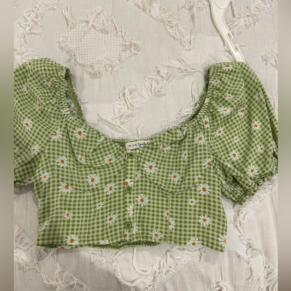 Cute summer crop top perfect condition never been worn